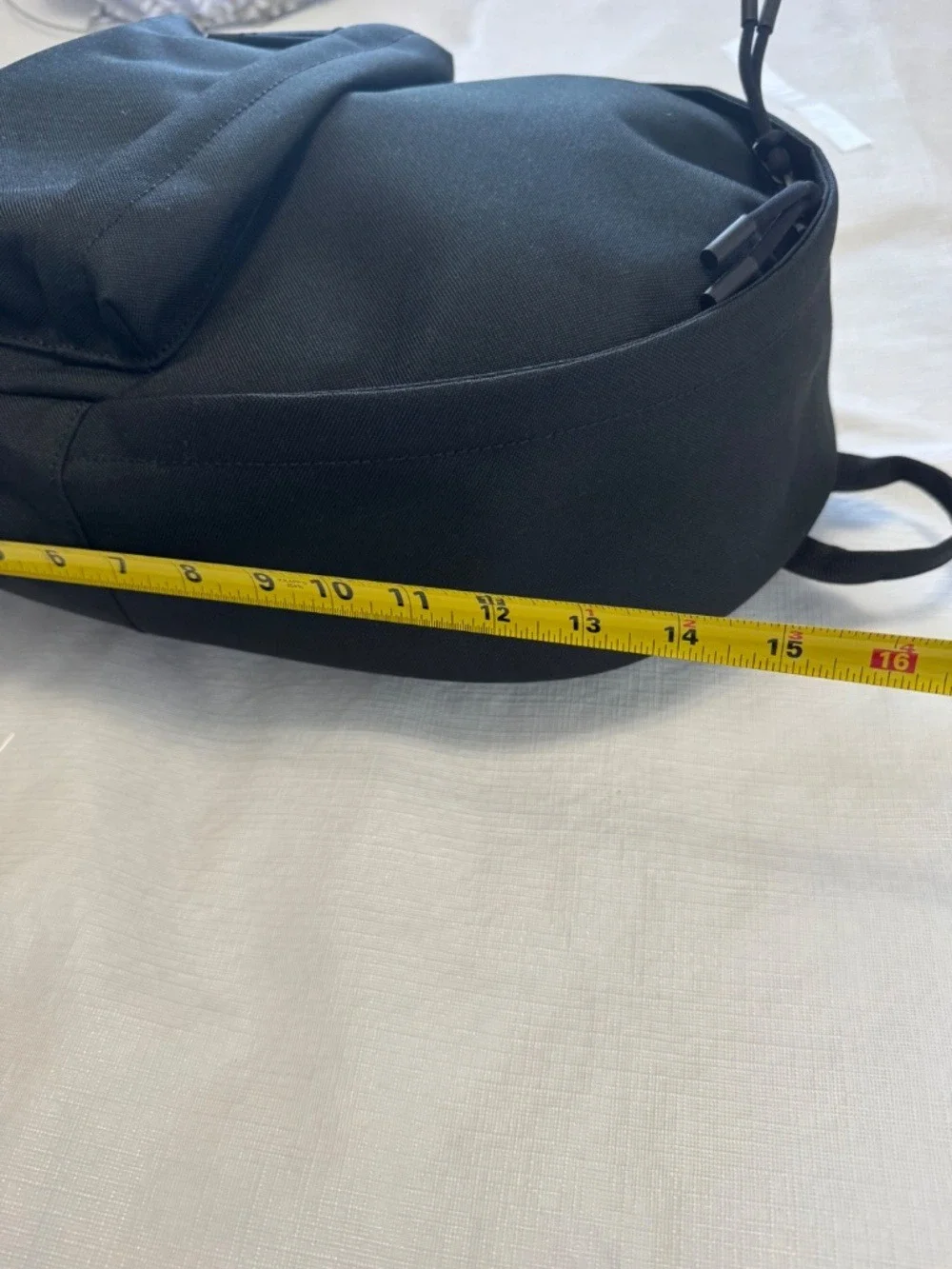 Lacoste Black Backpack with Green Croc Logo NWT
